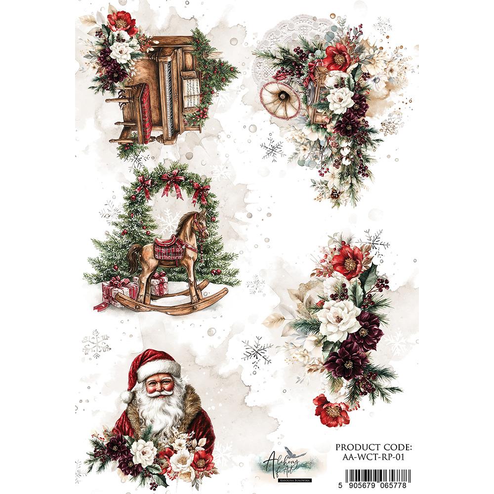 Riisipaperi  Wonderful Christmas 1