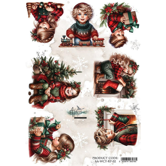 Riisipaperi  Wonderful Christmas  2