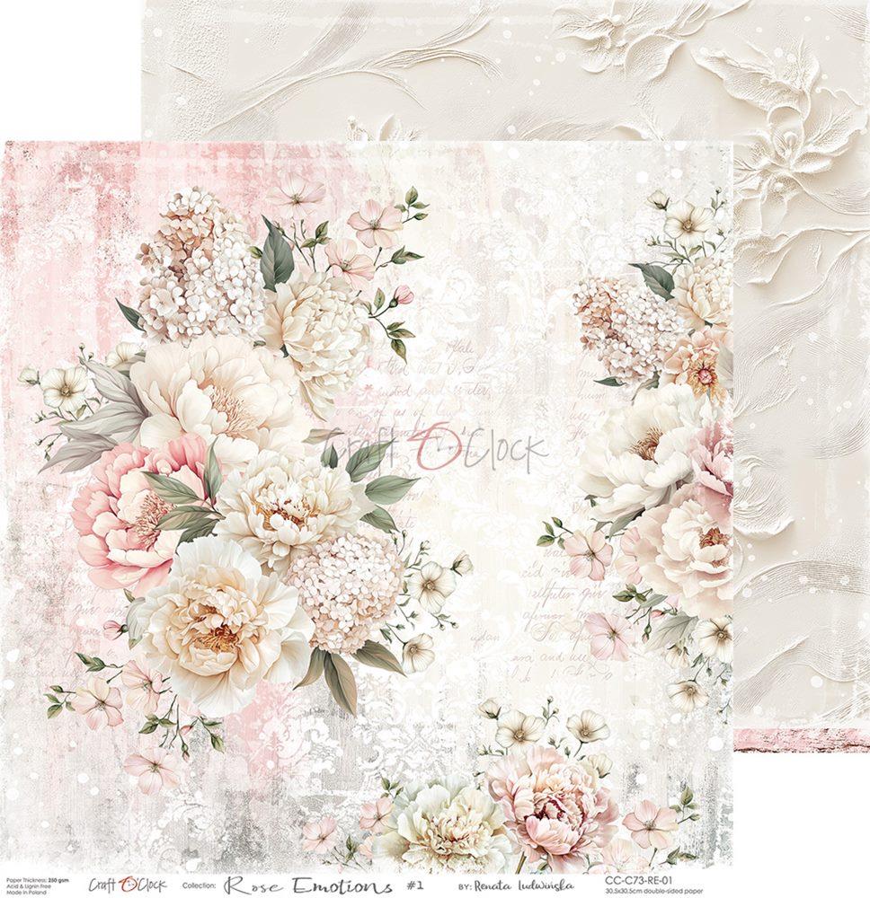 Rose Emotions 12" skräppipaperipakkaus