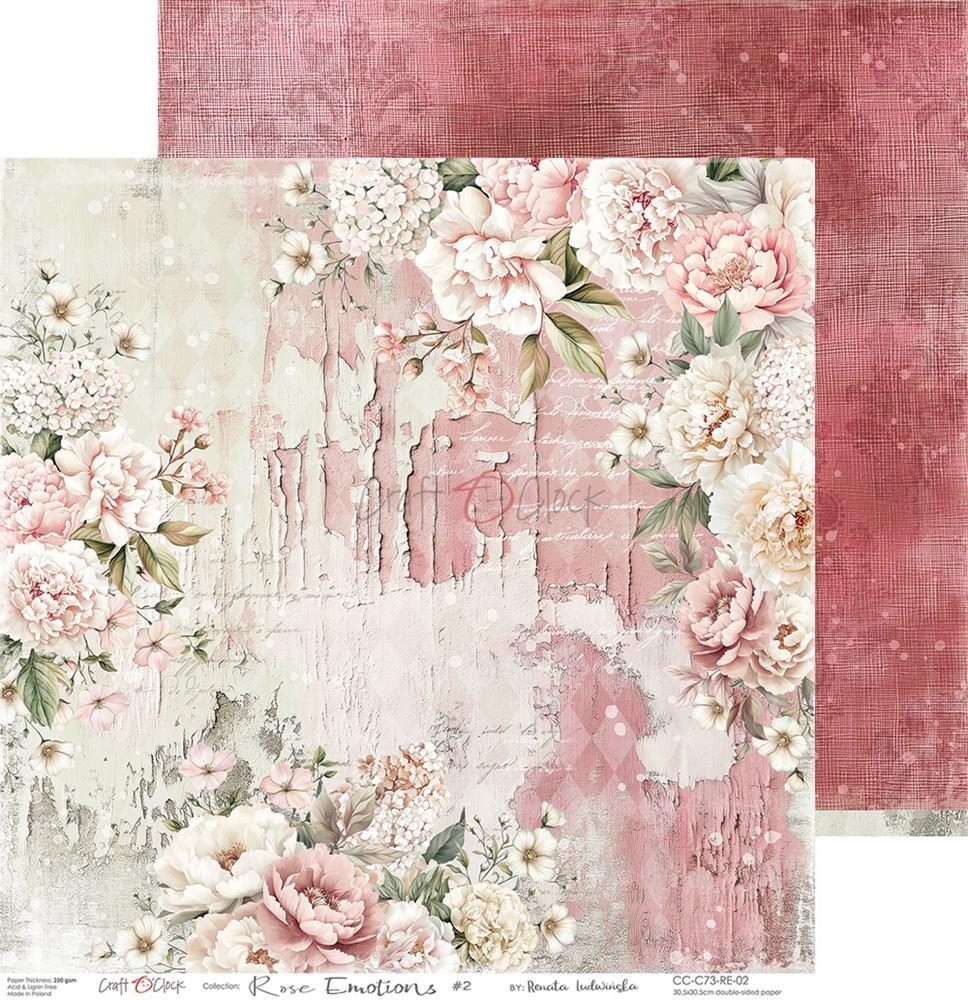 Rose Emotions 12" skräppipaperipakkaus
