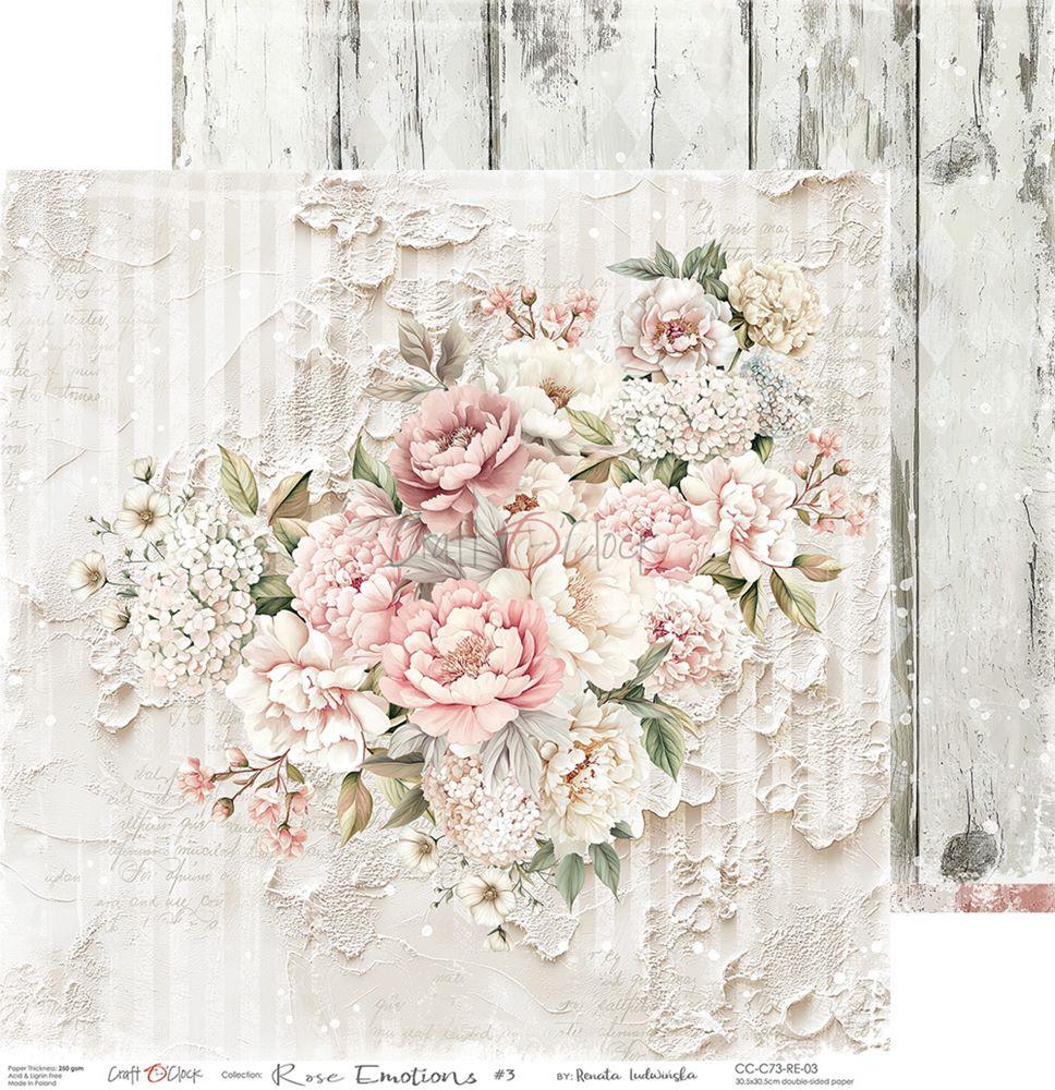 Rose Emotions 12" skräppipaperipakkaus