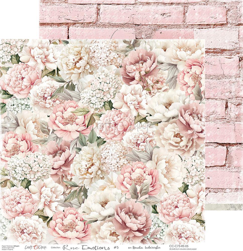 Rose Emotions 12" skräppipaperipakkaus