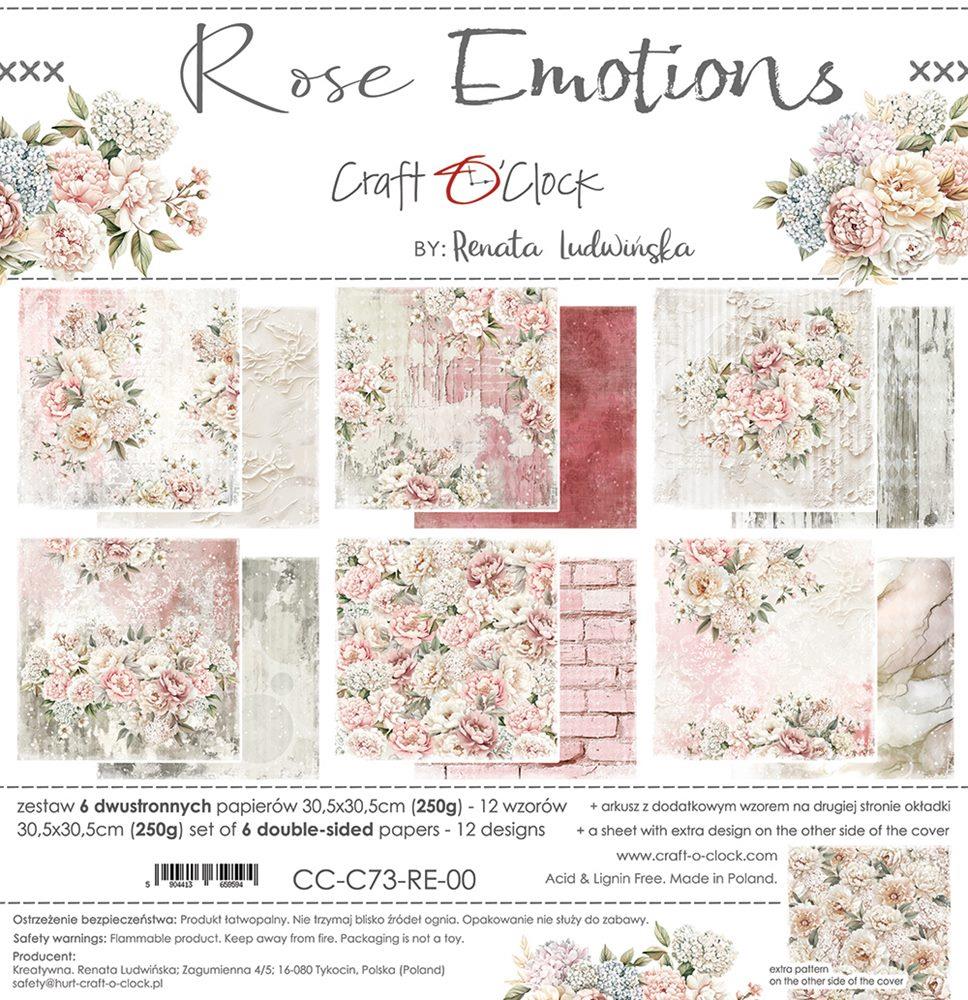 Rose Emotions 12" skräppipaperipakkaus