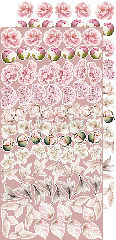 Extras to cut set, Flowers, Rose Emotions