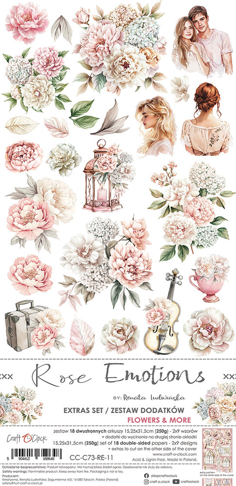 Extras to cut set, Mix, Rose Emotions