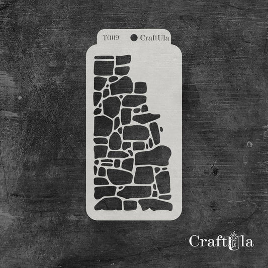Sapluuna 8x16cm Stone wall