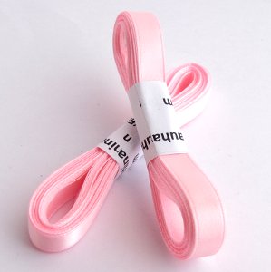 Satiininauha vaaleanpunainen 10mm