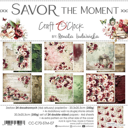 Savor the Moment paper set 8"