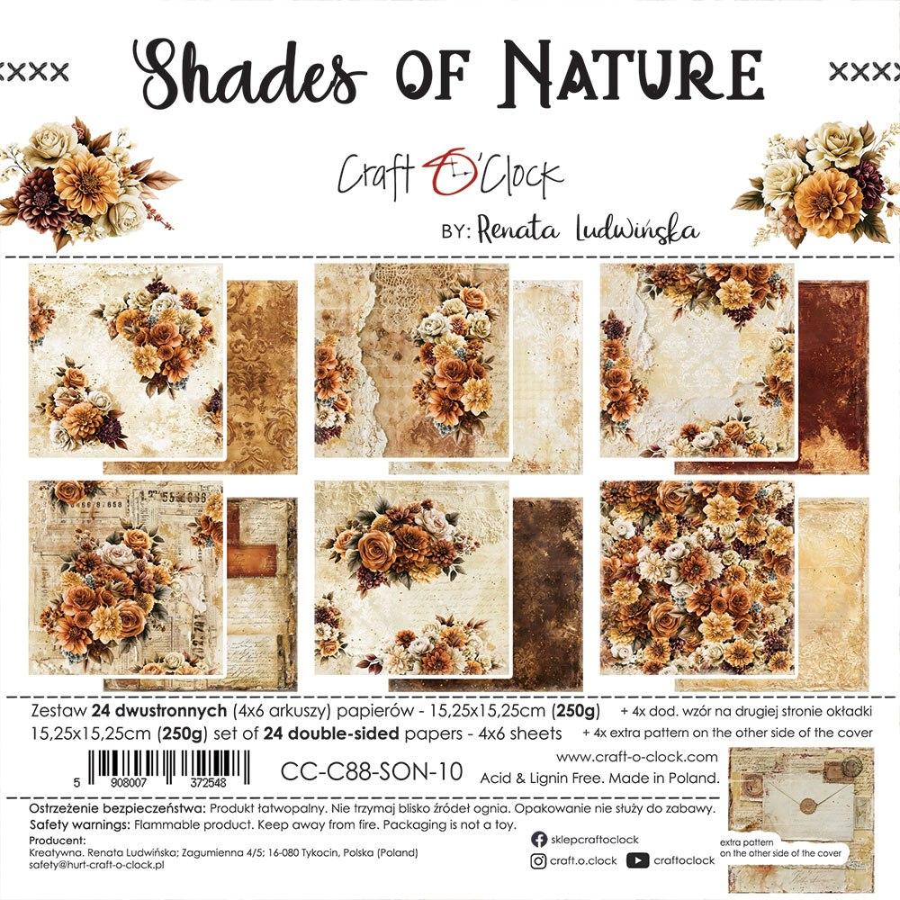 Shades of Nature 6" skräppipaperipakkaus
