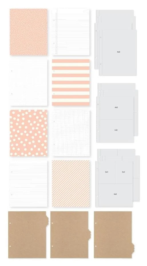 Albumi Sn@p Binder Blush 6x8"