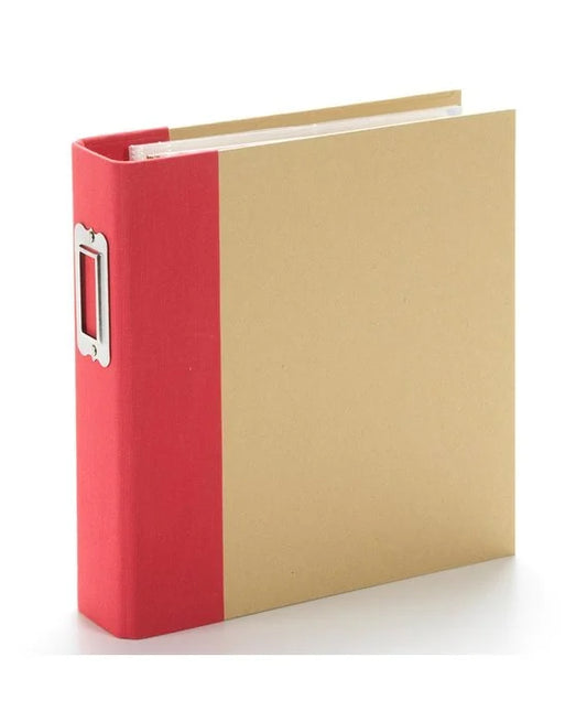 Albumi Sn@p Binder Red 6x8"