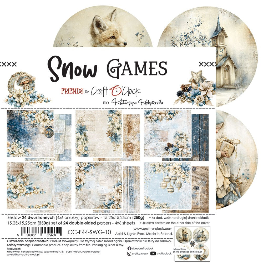 Snow Games6" skräppipaperipakkaus