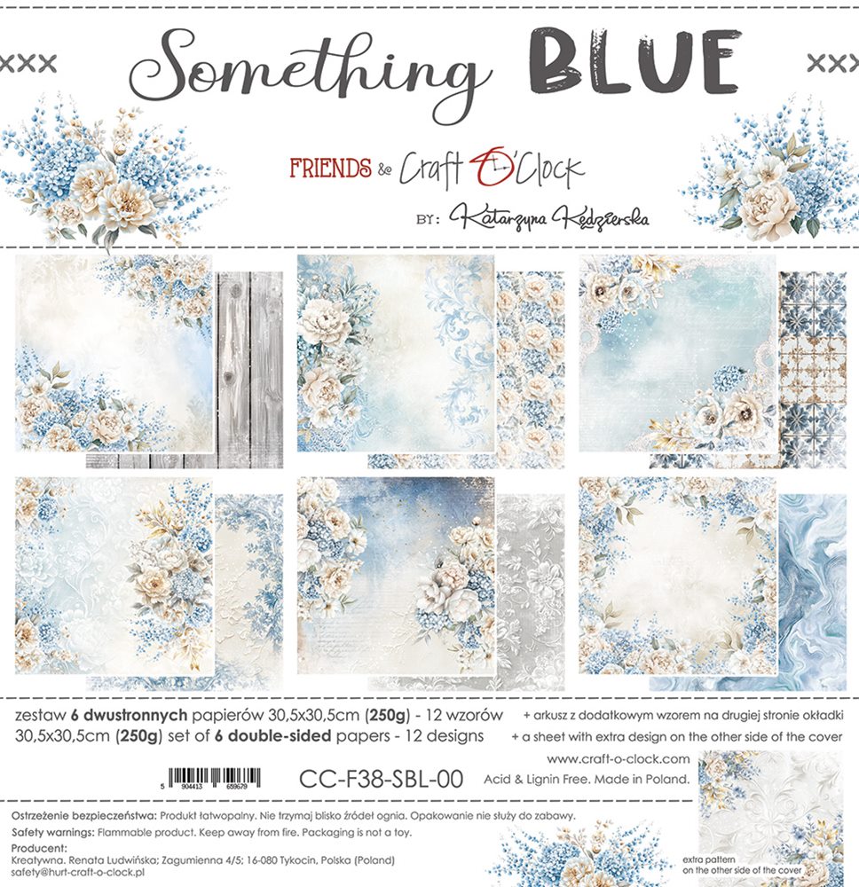 Something Blue 12" skräppipaperipakkaus