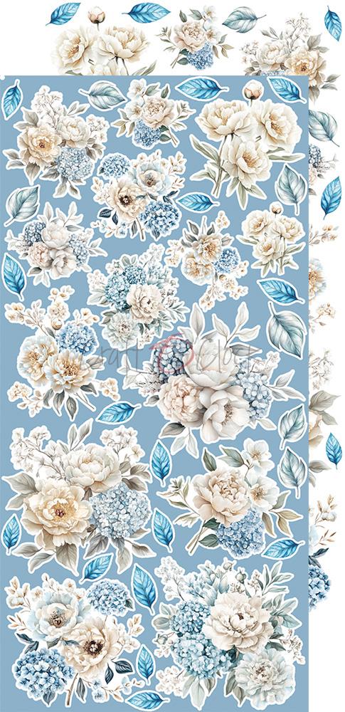 Extras to cut set, Flowers, Something Blue