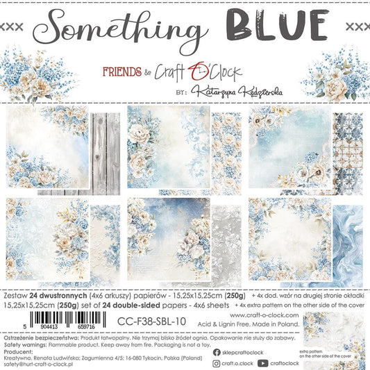 Something Blue paper set 8"