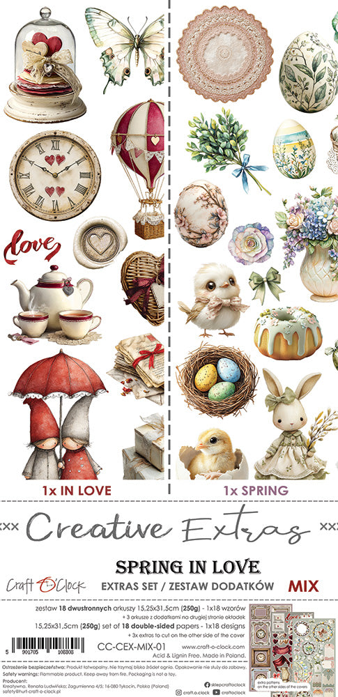 Creative Extras Set, Mix 1,In Love & Spring