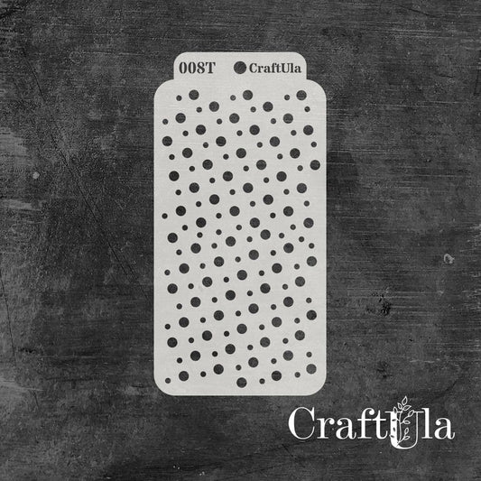 Sapluuna 8x16cm dots 2