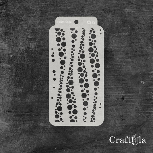Sapluuna 8x16cm dots