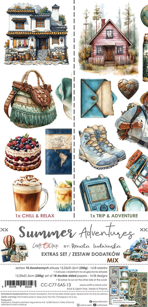 Extras to cut set, Mix, Summer Adventures