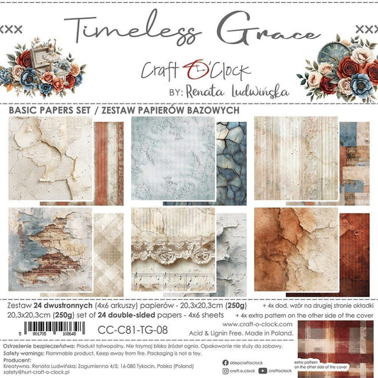 Timeless Grace, Basic paper set 8"