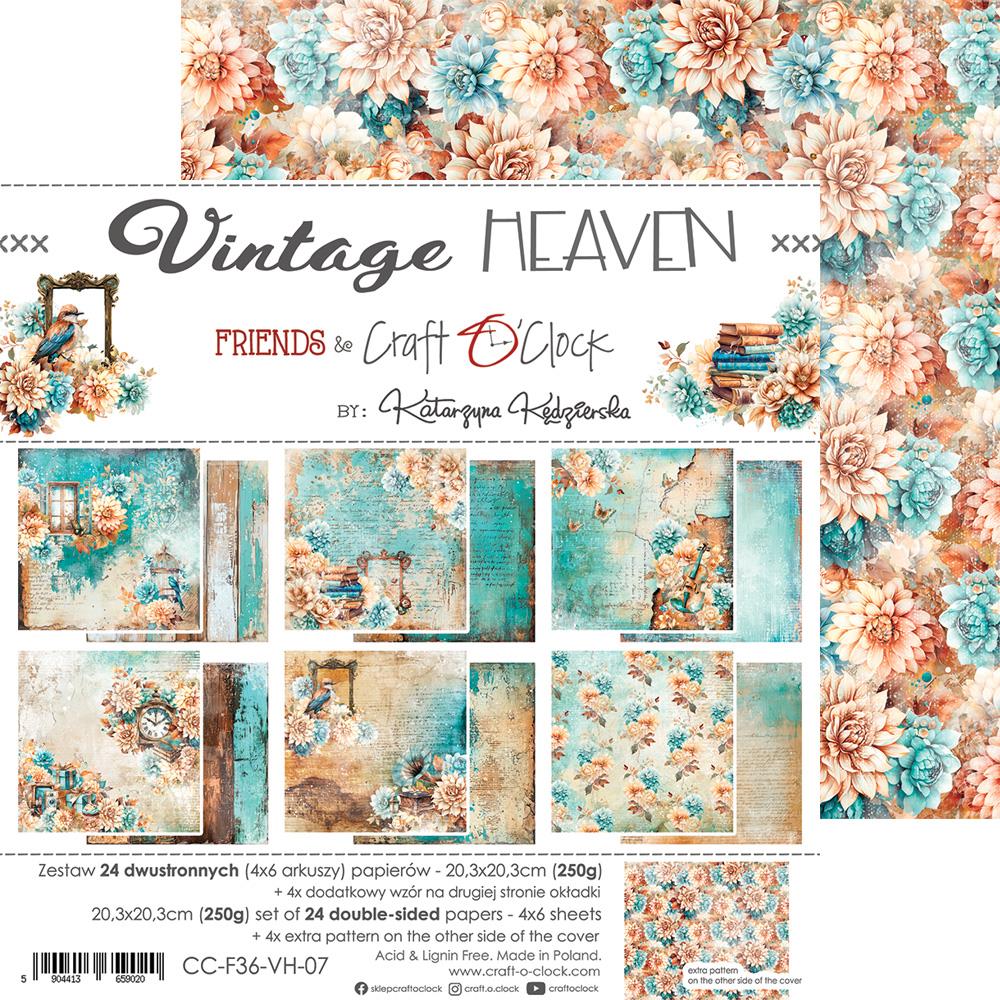 Vintage heaven mix paper set 8"