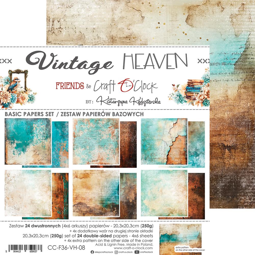 Vintage heaven mix paper set 8"