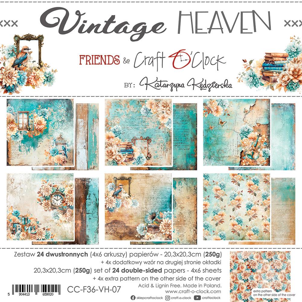 Vintage heaven paper set 8"