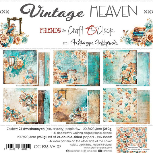 Vintage heaven paper set 8"