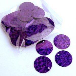 litteä, pyöreä  violetti 16mm AB