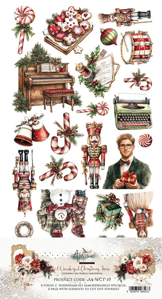 Wonderful Christmas, setti leikattavia kuvia