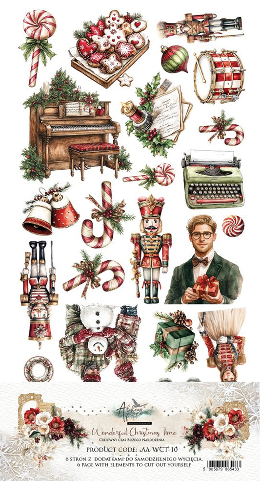 Wonderful Christmas, setti leikattavia kuvia