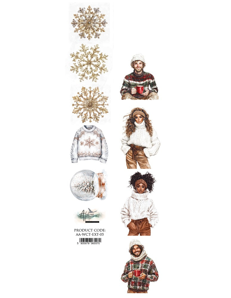 Leikattavat kuvat Wonderful Christmas 05, 5x30cm